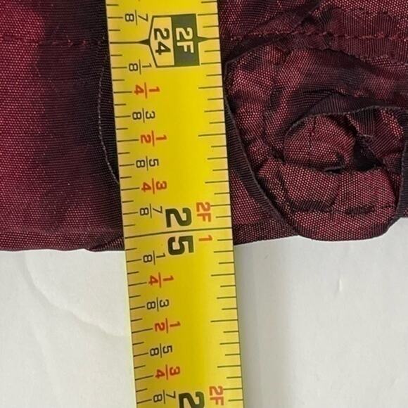 Scott Taylor Metallic Ruby Red Rosette Ribboned Party Event Jacket NWOT Size L - Picture 7 of 8